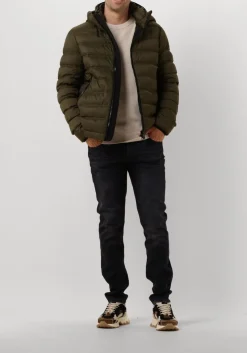 7 FOR ALL MANKIND grijze slim fit jeans slimmy tapered special editon stretch tek hyphen grijs