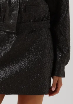 AAIKO grijze minirok nasma metallic pes 350 grijs Clearance