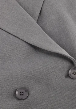 ALIX THE LABEL grijze blazer double breasted blazer grijs Outlet