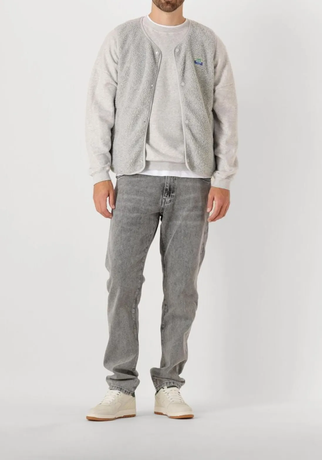 AMERICAN VINTAGE grijze sweater kodytown men grijs