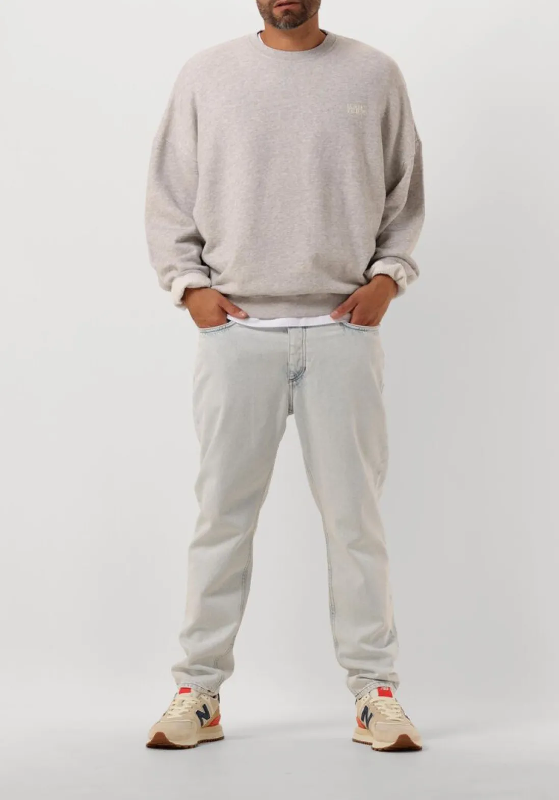 AMERICAN VINTAGE grijze sweater kodytown men grijs