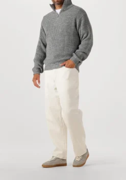 AMERICAN VINTAGE grijze trui crashway half zip h grijs Discount