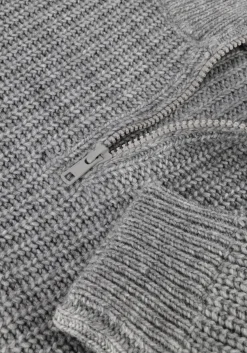 AMERICAN VINTAGE grijze trui crashway half zip h grijs Discount