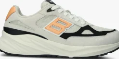 BLACKSTONE grijze lage sneakers flint moss grijs New