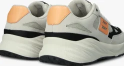 BLACKSTONE grijze lage sneakers flint moss grijs New