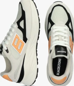 BLACKSTONE grijze lage sneakers flint moss grijs New