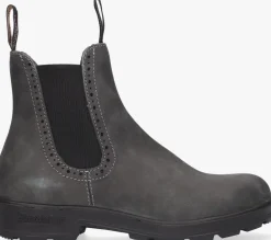 BLUNDSTONE grijze chelsea boots women's high top grijs Best