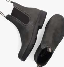 BLUNDSTONE grijze chelsea boots women's high top grijs Best