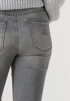 CAMBIO grijze slim fit jeans raja cmb applikation grijs Hot
