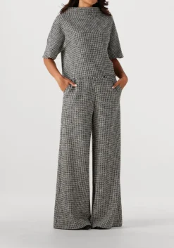 CAROLINE BISS grijze wijde broek 4508 grijs Best