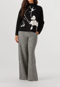 CAROLINE BISS grijze wijde broek 4508 grijs Best