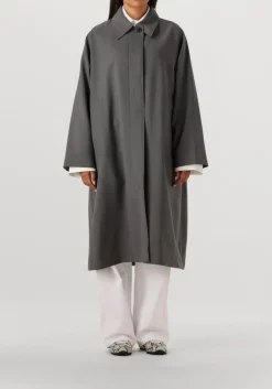 CLOSED grijze mantel car coat grijs Outlet