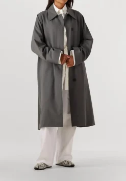 CLOSED grijze mantel car coat grijs Outlet