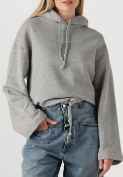 CLOSED grijze trui logo hoodie grijs New