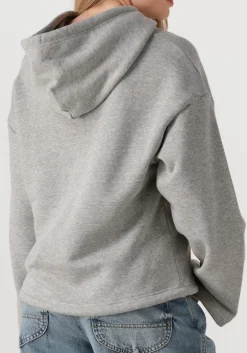 CLOSED grijze trui logo hoodie grijs New