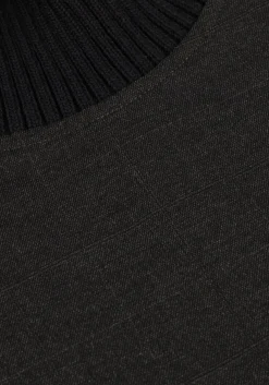 CO'COUTURE grijze gilet kaya rib turtleneck vest grijs Discount