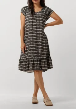 CO'COUTURE grijze midi jurk sunrise crop caya dress grijs Best