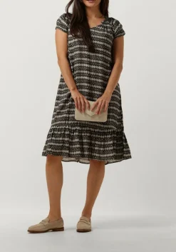 CO'COUTURE grijze midi jurk sunrise crop caya dress grijs Best