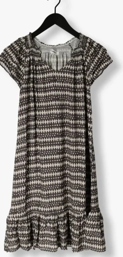 CO'COUTURE grijze midi jurk sunrise crop caya dress grijs Best