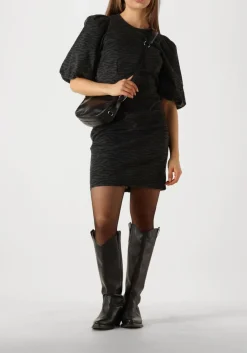 CO'COUTURE grijze mini jurk zebra crop puff dress grijs Best