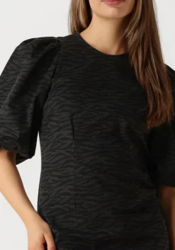 CO'COUTURE grijze mini jurk zebra crop puff dress grijs Best