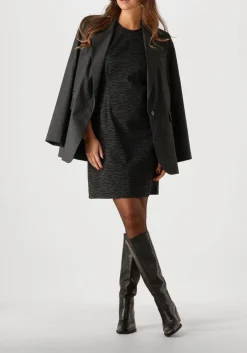 CO'COUTURE grijze mini jurk zebra crop puff dress grijs Best