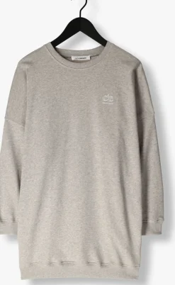 CO'COUTURE grijze mini jurk clean oversized sweat dress grijs Outlet