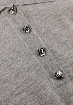 CO'COUTURE grijze trui mila polo knit grijs Clearance