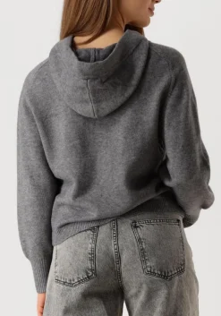 CO'COUTURE grijze trui row hoodie knit grijs Outlet