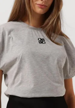 DANTE6 grijze t-shirt venour loose fit logo tee grijs Sale