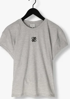 DANTE6 grijze t-shirt venour loose fit logo tee grijs Sale