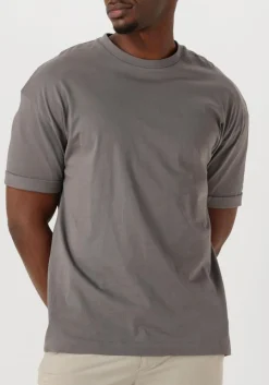 DRYKORN grijze t-shirt thilo 520198 grijs Outlet
