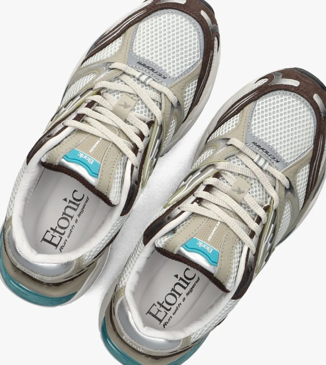 ETONIC grijze lage sneakers kendari jupiter grijs New