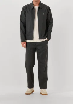 FILLING PIECES grijze chino coach pants twill wool grijs Sale