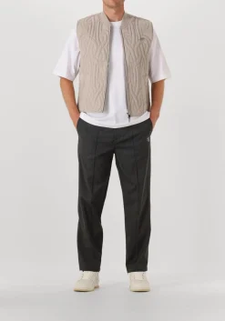 FILLING PIECES grijze chino coach pants twill wool grijs Sale