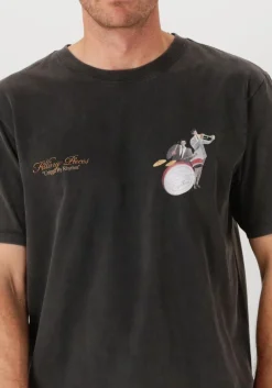 FILLING PIECES grijze t-shirt t-shirt band grijs Discount