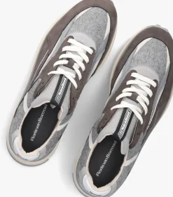 FLORIS VAN BOMMEL grijze lage sneakers sfm-10172 de gripper grijs New