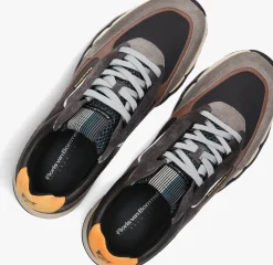 FLORIS VAN BOMMEL grijze lage sneakers sfm-10234 de zager grijs New