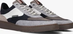 FLORIS VAN BOMMEL grijze lage sneakers sfm-10143 de kupster grijs Hot