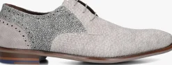 FLORIS VAN BOMMEL grijze nette schoenen sfm-30361 de stapper grijs New