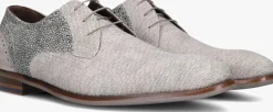 FLORIS VAN BOMMEL grijze nette schoenen sfm-30361 de stapper grijs New