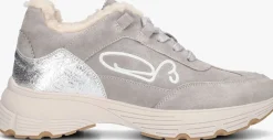 FRED DE LA BRETONIERE grijze lage sneakers mariola sign teddy lining grijs Outlet