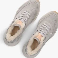 FRED DE LA BRETONIERE grijze lage sneakers mariola sign teddy lining grijs Outlet