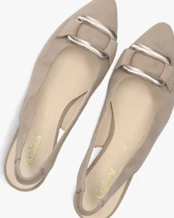 GABOR grijze slingbacks 521 grijs