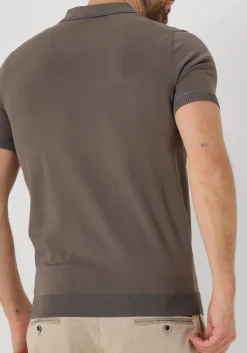 GENTI grijze polo polo button ss k2046-1260 grijs New