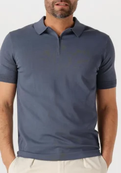 GENTI grijze polo polo zip ss k2053-1260 grijs Clearance