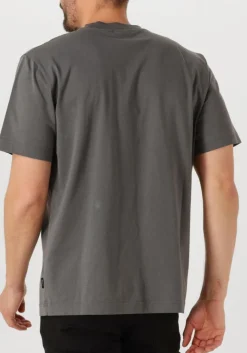 GENTI grijze t-shirt t-shirt ss j2040-1223 grijs