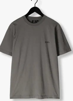 GENTI grijze t-shirt t-shirt ss j2040-1223 grijs