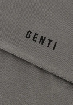GENTI grijze t-shirt t-shirt ss j2040-1223 grijs