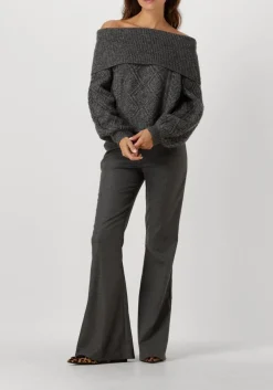 GESTUZ grijze flared broek paulagz flared pants grijs Discount